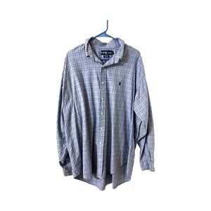 Men’s Ralph Lauren Blake plaid long sleeve button down shirt size XL